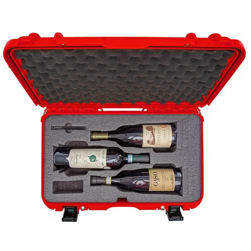Nanuk 935 Case For 3 Wine Bottles - With Wheels