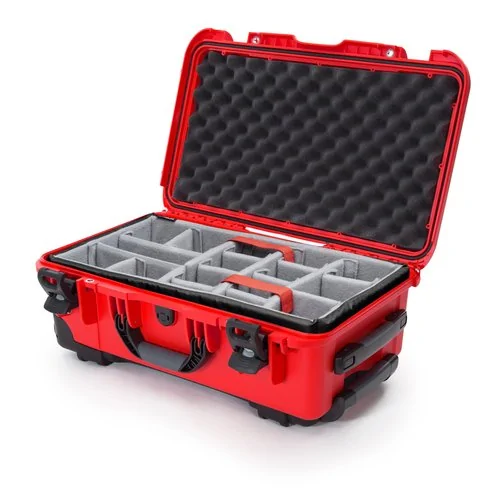 Nanuk 935 Case with padded divider set - Red colour