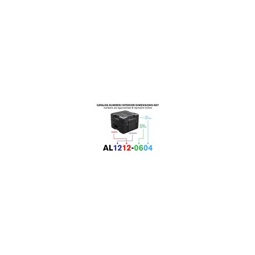 Peli Single Lid Cube Case AL1212-0604
