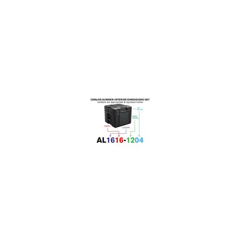 Peli Single Lid Cube Case AL1616-1204