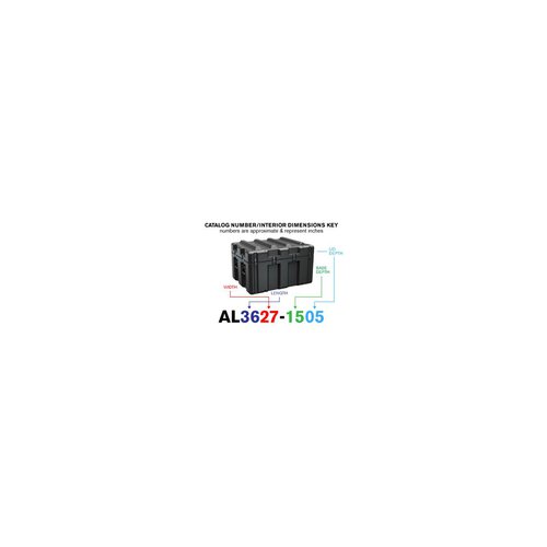 Peli Single Lid Trunk Case AL3627-1505