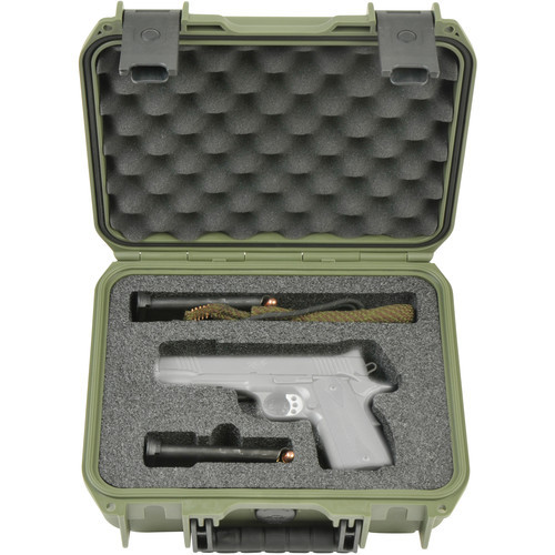 SKB 3I-1209-SP-M Single Pistol Case Olive