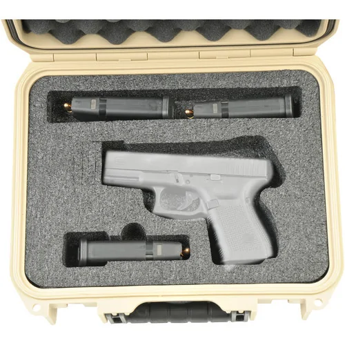 SKB 3I-1209-SP-T Single Pistol Case Tan