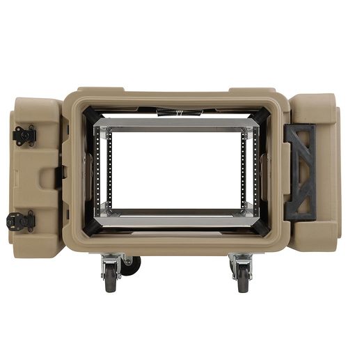 SKB 3SKB-R906U24T - 6U Tan Roto Shock Rack 24 (61cm) Deep Rail To Rail