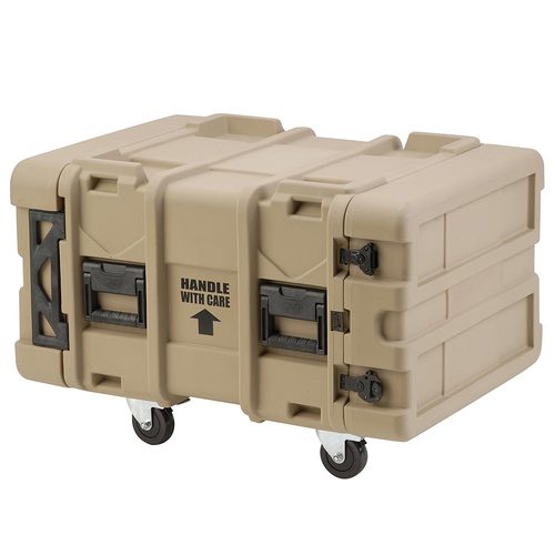 SKB 3SKB-R906U24T - 6U Tan Roto Shock Rack 24 (61cm) Deep Rail To Rail