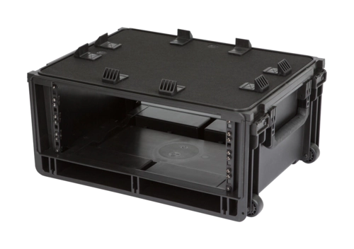 SKB 1SKB-ISF4U - 4U Studio Flyer Rack Case with Wheels