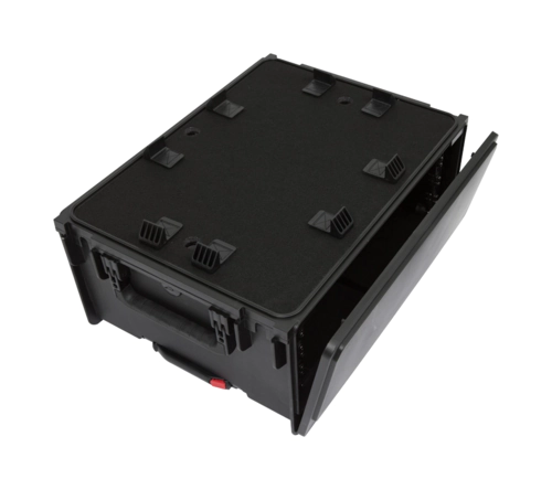 SKB 1SKB-ISF4U - 4U Studio Flyer Rack Case with Wheels