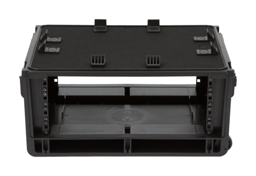 SKB 1SKB-ISF4U - 4U Studio Flyer Rack Case with Wheels