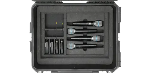SKB 3I-221710WMC iSeries - 2U Wireless Mic Fly Rack with Wheels